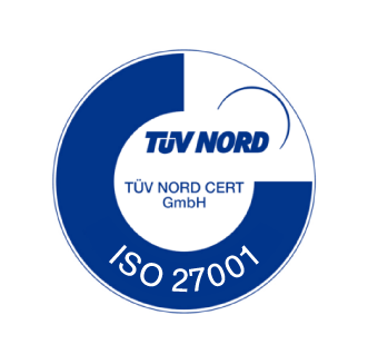 ISO 27001 certification badge